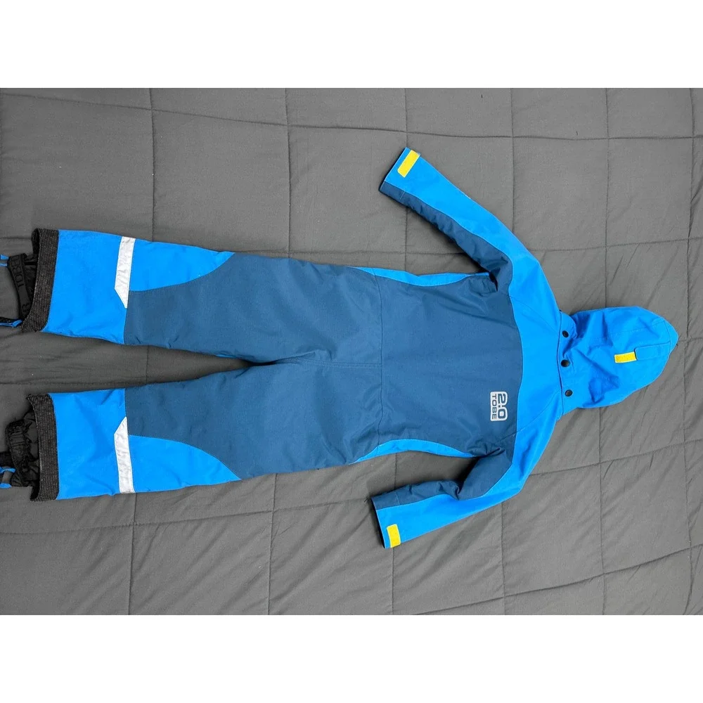 TOBE 2.0 Kids Snowsuit‎ Ski Suit Blue One Piece Snowboard Jumpsuit Size 104 4Y